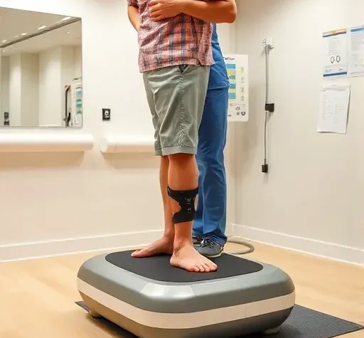 Вибрационная гимнастика для пациентов после перелома с ослаблением костной ткани спины