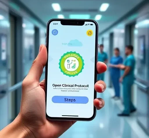 Распространение открытых клинических протоколов через смартфон для пациентов без доступа к врачу